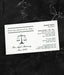 Thermographed Business Cards - Laid