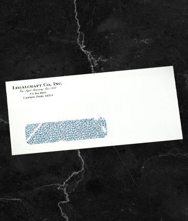 White Wove Window #10-24# Security Envelopes  Self Seal Printed