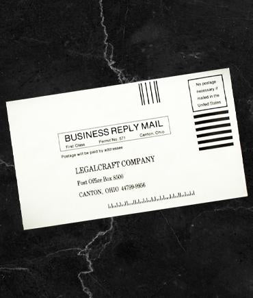 White Wove Bond #6 3/4-24# Envelopes Printed