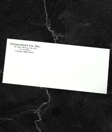 White Wove Bond #9-24# Envelopes Printed